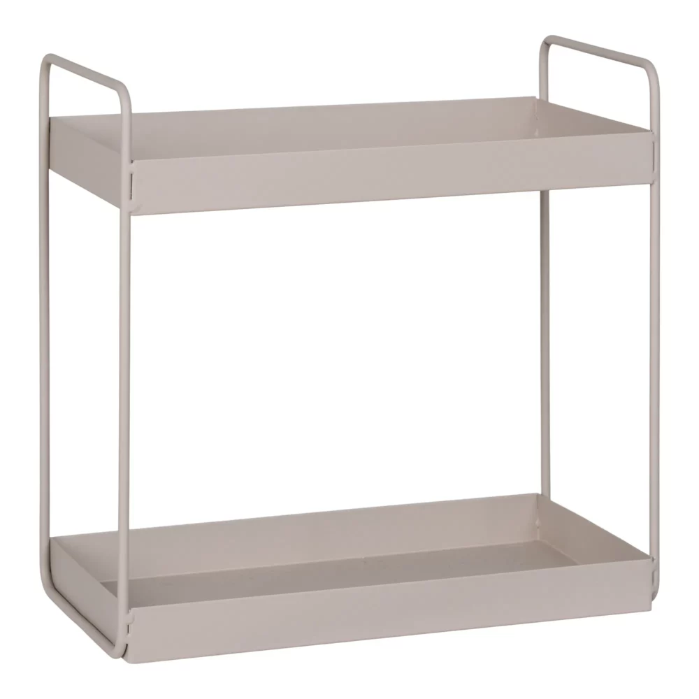 kruidenrek, Kruidenrek 2 laags, kruidenrekje, kruiden rek, zandkleurig, staal,