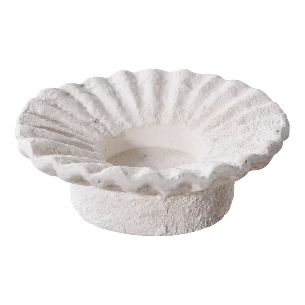 cementen kandelaars, set van twee cementen kandelaars, kandelaars, kaarsenhouders, woonaccessoires, witte kandelaars, kandelaars wit,