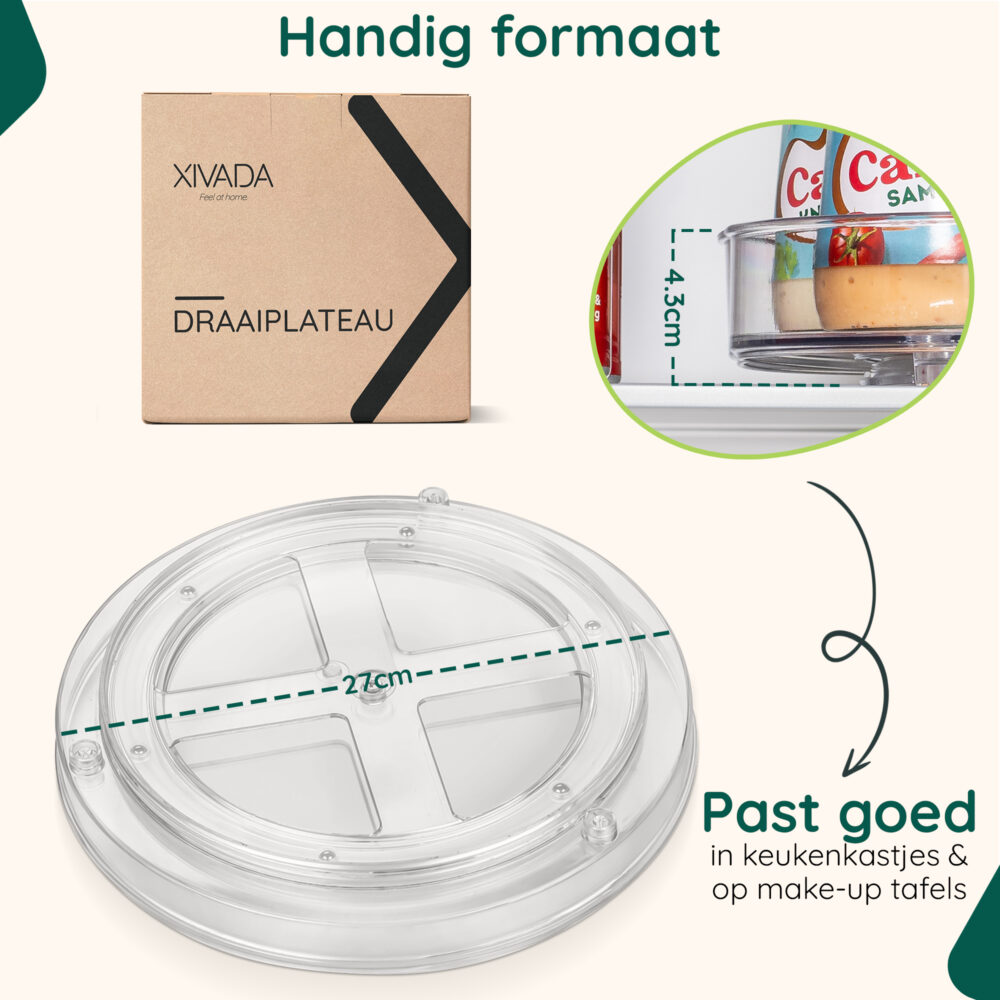 Draaiplateau keuken organizer afbeelding 7