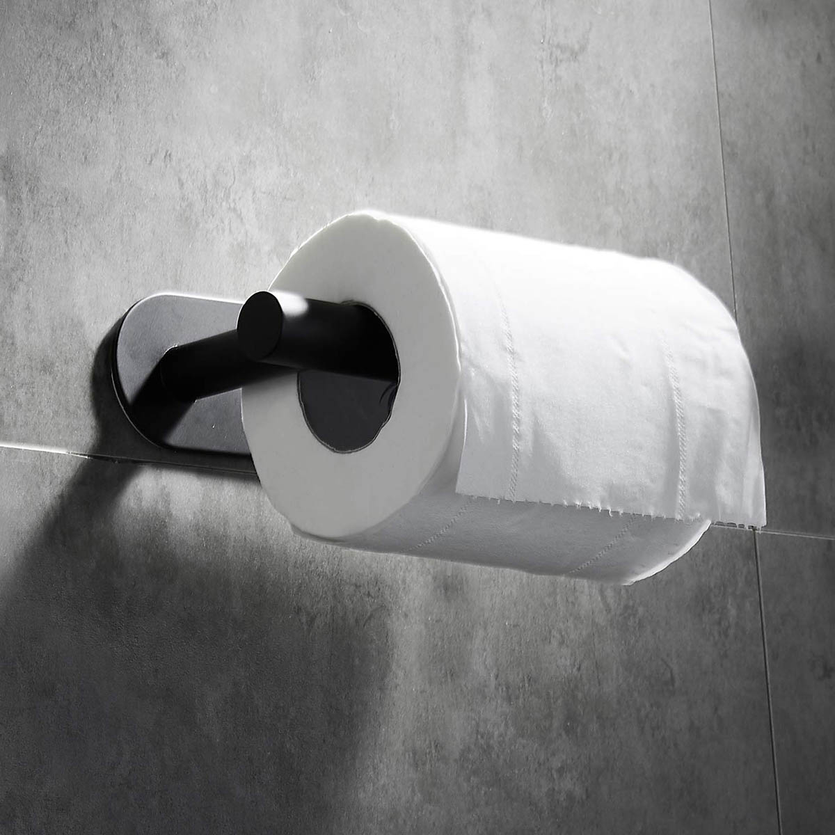 Toilet accessoires zwart zonder boren afbeelding 12