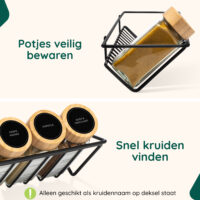 XIVADA kruidenrek ophangbaar afbeelding 3