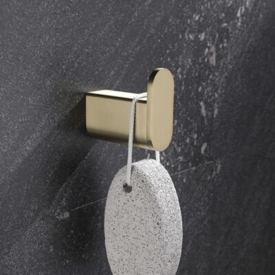Gouden handdoekhaak badkamer afbeelding 5