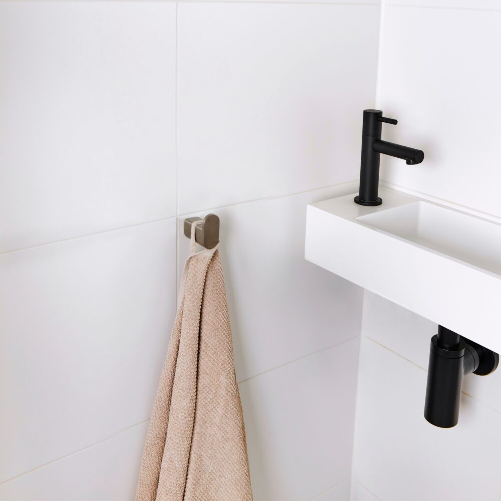 RVS handdoekhaak badkamer afbeelding 7