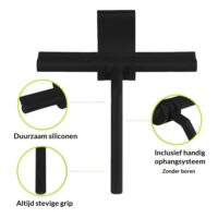 Zwarte douchewisser afbeelding 3