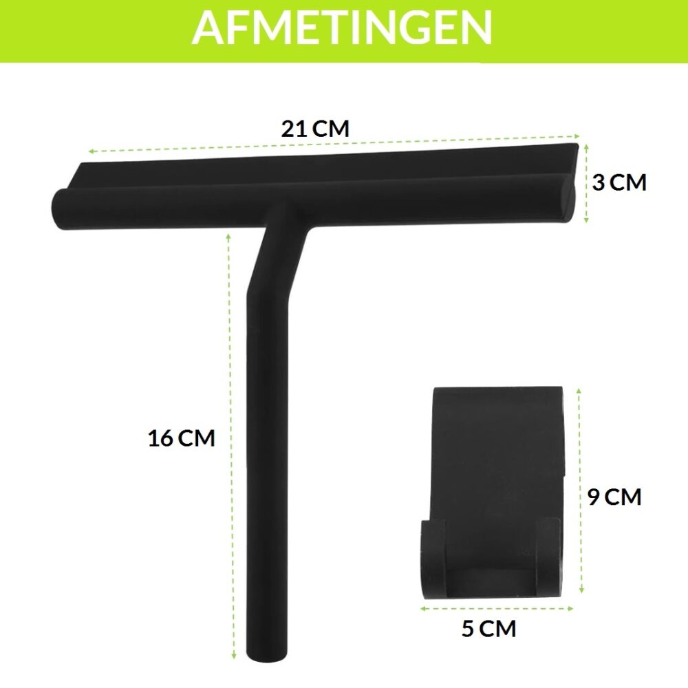 Zwarte douchewisser afbeelding 4