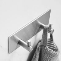 Zelfklevende handdoekhaakjes badkamer afbeelding 8