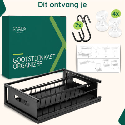 Gootsteenkast organizer matzwart afbeelding 6