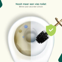 Gouden toiletborstelhouder afbeelding 3