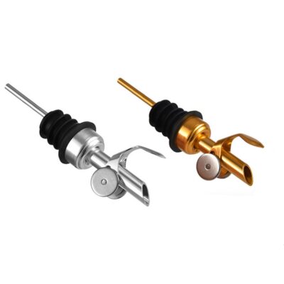 Glazen oliefles 500ml goud afbeelding 3