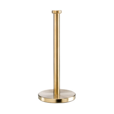 Gouden keukenrolhouder vrijstaand afbeelding 1