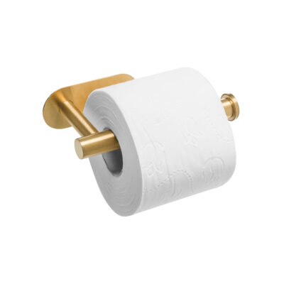 Gouden toiletrolhouder zelfklevend afbeelding 3