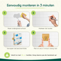 Gouden zelfklevende handdoekhaakjes afbeelding 7