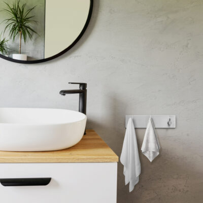 Zelfklevende handdoekhaak zilver afbeelding 8