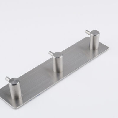 Zelfklevende handdoekhaak zilver afbeelding 2