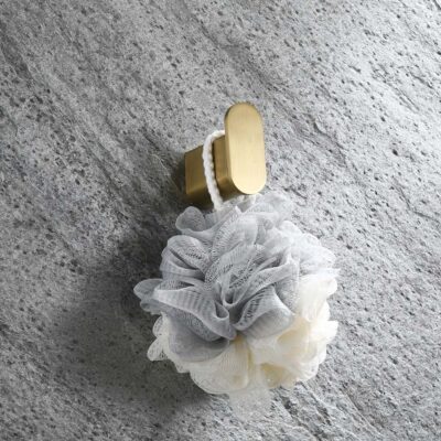 Gouden handdoekhaak badkamer afbeelding 4
