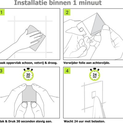 Zelfklevende zwarte toiletrolhouder afbeelding 10