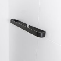 Zwarte handdoekstang badkamer afbeelding 7