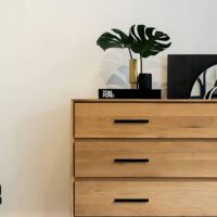 Zwarte stalen handgreep 150 mm afbeelding 6