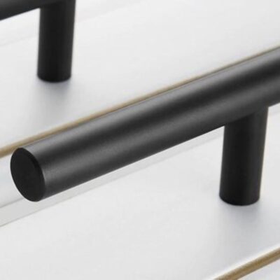 Zwarte aluminium handgrepen 128 mm afbeelding 6