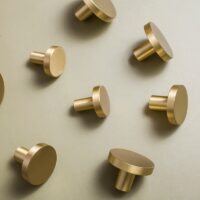 Gouden kastknoppen set afbeelding 2