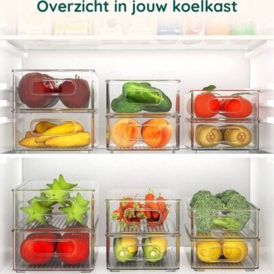 koelkast organizers set afbeelding 4