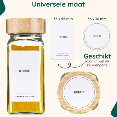 Kruidenlabels wit afbeelding 5