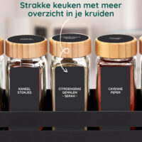Kruidenlabels zwart afbeelding 3