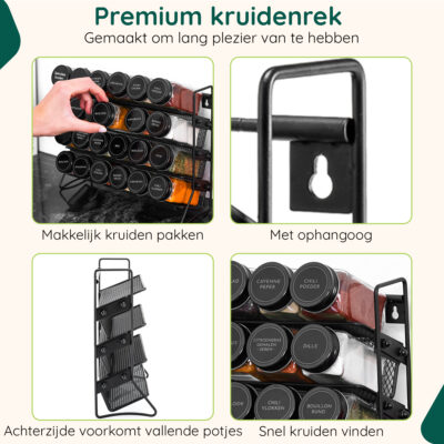 Kruidenrek staand 24 potjes afbeelding 6