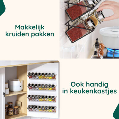 Kruidenrek muurmontage afbeelding 3