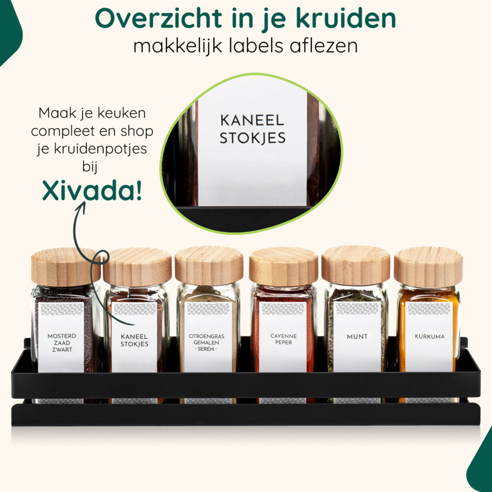 Luxe kruidenrek muurmontage afbeelding 7