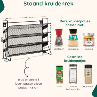Kruidenrek staand 24 potjes afbeelding 7