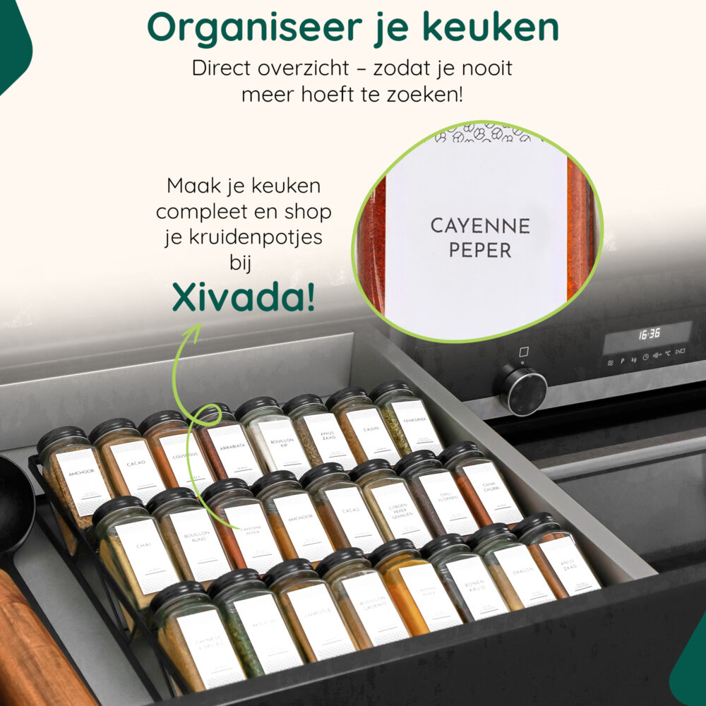 Uitschuifbaar kruidenrek lade afbeelding 4