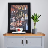 Leren handgreep zwart afbeelding 8