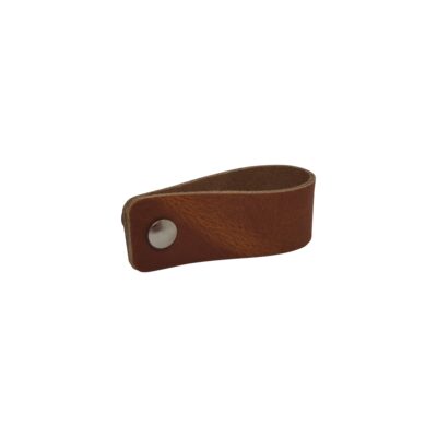 Leren handgreep cognac 16 cm afbeelding 4
