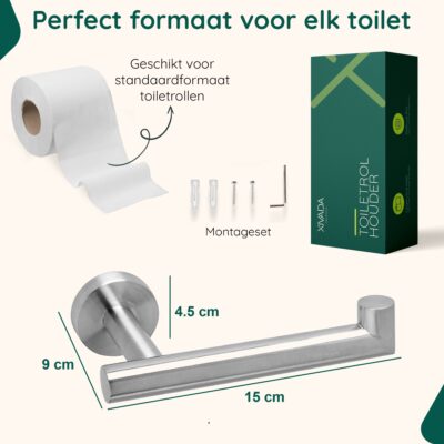 RVS toiletrolhouder Mano afbeelding 6