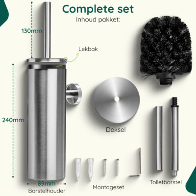 RVS toiletborstelhouder afbeelding 9