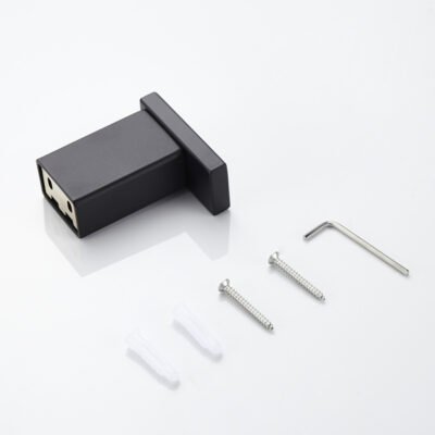 Zwarte handdoekhaak badkamer afbeelding 3