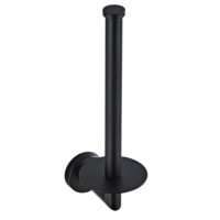 Zwarte reserverolhouder toiletpapier afbeelding 1