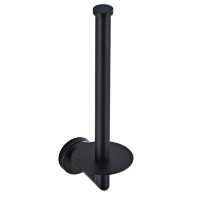 Zwarte reserverolhouder toiletpapier afbeelding 1