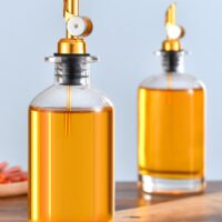 Glazen oliefles 500ml goud afbeelding 4