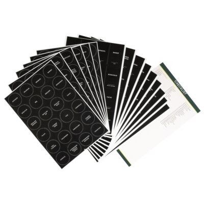 Kruidenlabels zwart afbeelding 1