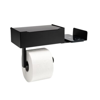 XIVADA toiletrolhouder zwart afbeelding 2