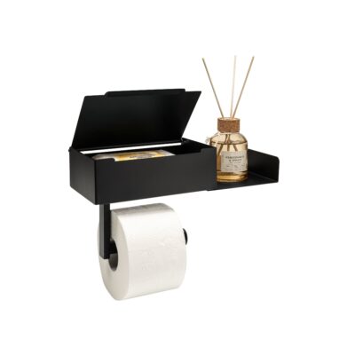 XIVADA toiletrolhouder zwart afbeelding 3