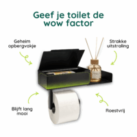XIVADA toiletrolhouder zwart afbeelding 7