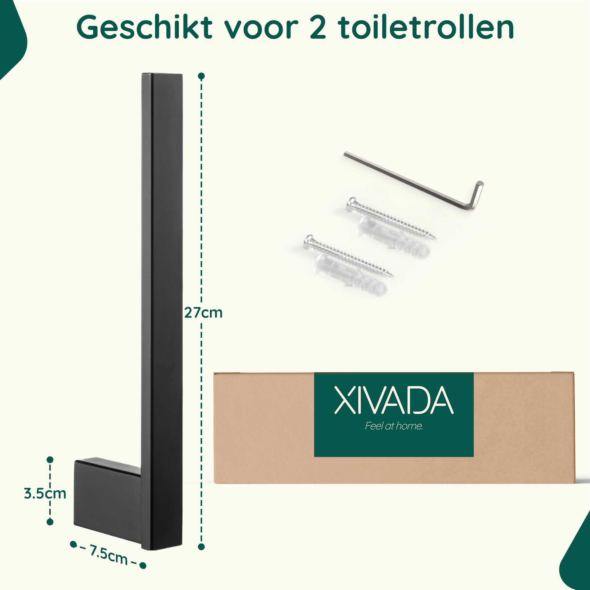 Reserverolhouder zwart afbeelding 10