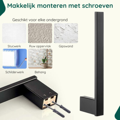 Reserverolhouder zwart afbeelding 9