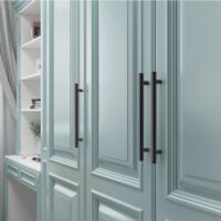 Zwarte aluminium handgrepen 128 mm afbeelding 8