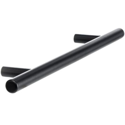 Zwarte aluminium handgrepen 128 mm afbeelding 3