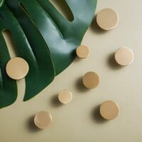 Gouden kastknoppen set afbeelding 3
