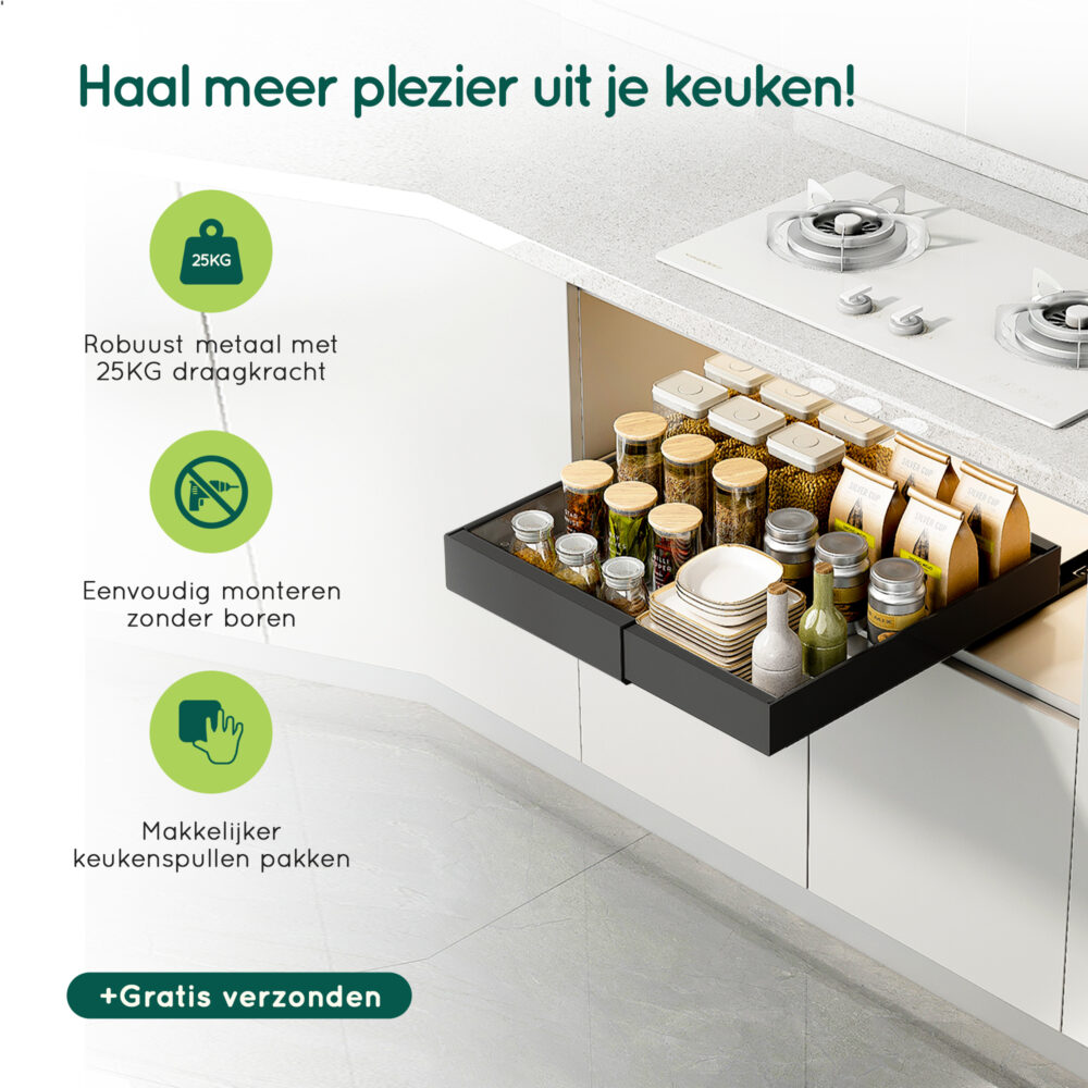 keukenkast organizer ladesysteem afbeelding 2